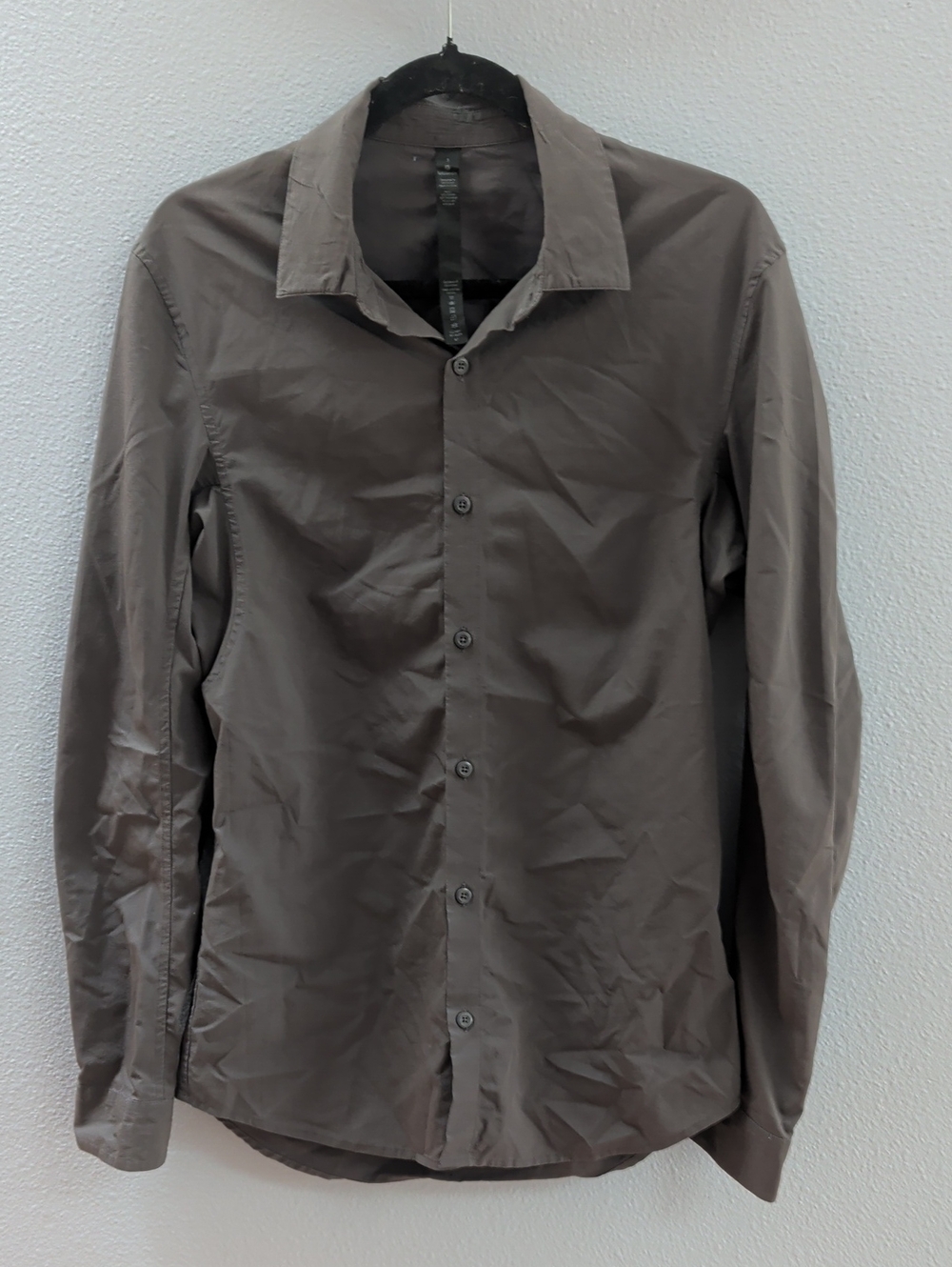 Lululemon Commission? Men's Long Sleeve Button-Up Shirt - Gray